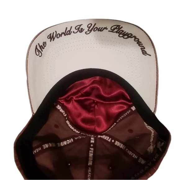 Playboy‎ Homme Femme Streetwear Maroon Dad Hat OS - Picture 4 of 4